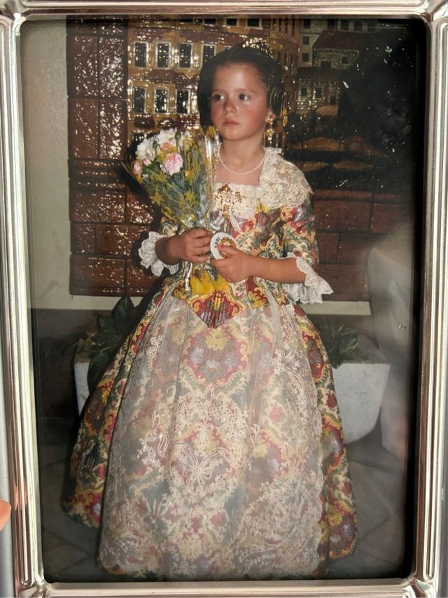 traje de fallera niña