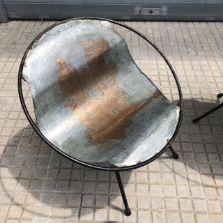 Sillas metal vintage industriales prototipo 1960