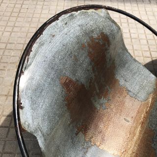 Sillas metal vintage industriales prototipo 1960