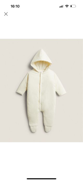 Buzo Zara Home / Pelele acolchado bebé