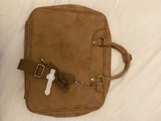 Bolso/portaordenador para portátil beig
