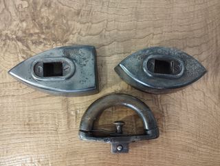 Antigua pareja de Planchas Mango Intercambiable