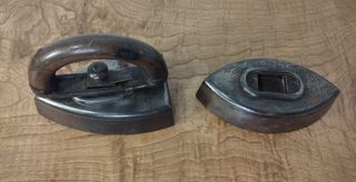 Antigua pareja de Planchas Mango Intercambiable