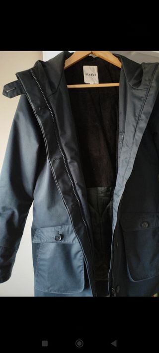 chamarra parka azul Elvine