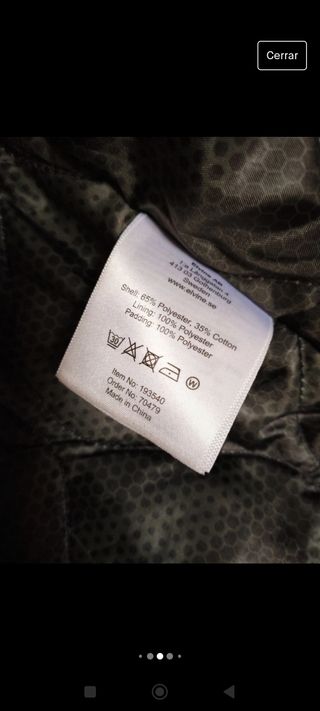 chamarra parka azul Elvine