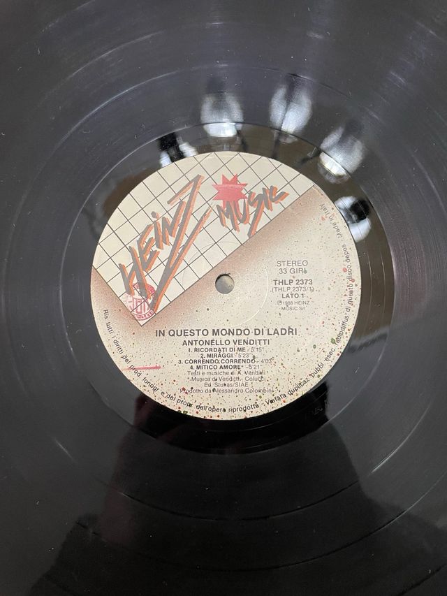 Vinile Antonello Venditti