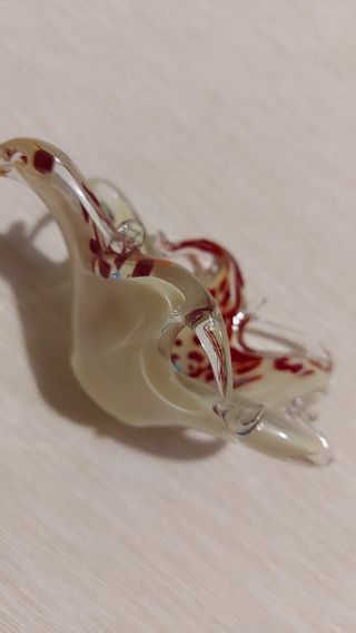 Cestino in vetro di Murano