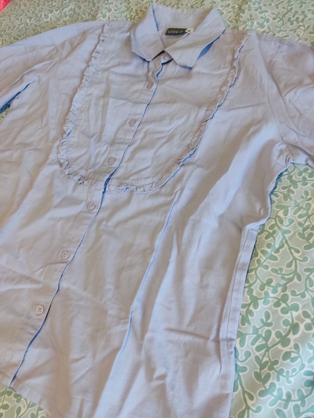 Camisa violeta mujer