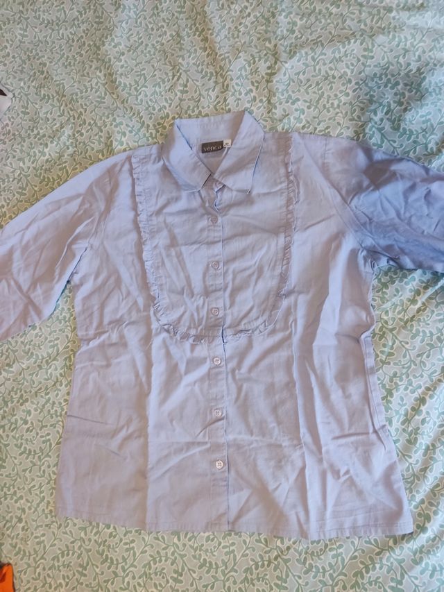 Camisa violeta mujer