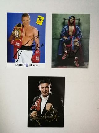 Fotos con Autógrafos de Deportistas