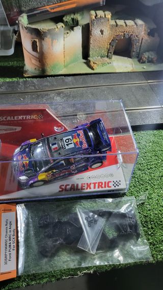Ford puma wrc scalextric con chasis 3d