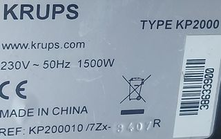 Bandeja goteo krups kp2006 kp2000