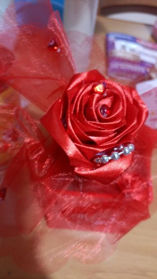 Rose di stoffa