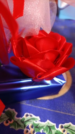 Rose di stoffa