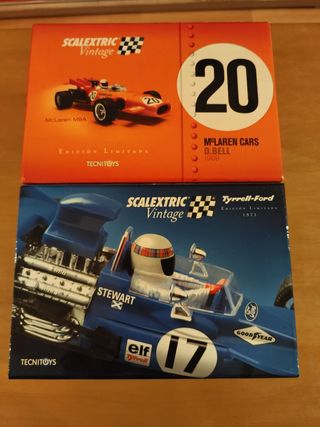Scalextric vintage 2 coches