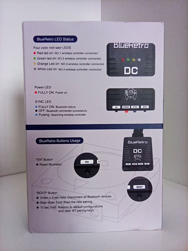 Sega Dreamcast Adaptador Bluetooth