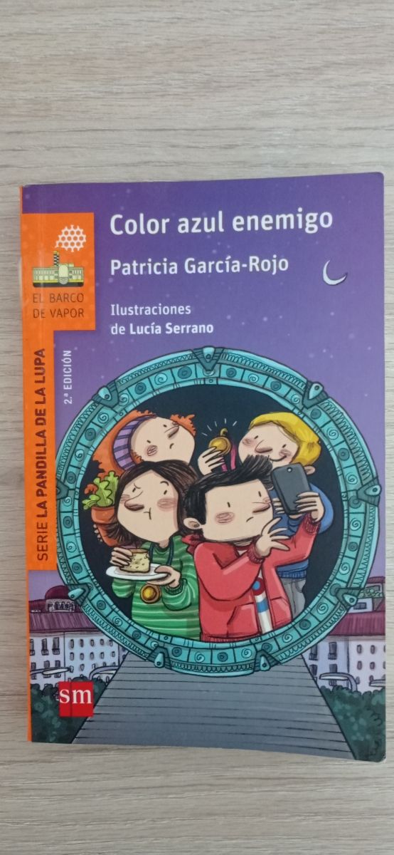 Libro infantil Color azul enemigo