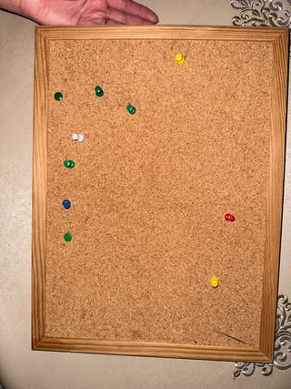 tablero de corcho