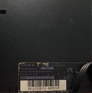 PS2 con cavi e memory card