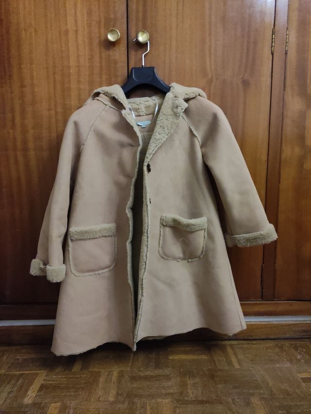 abrigo de pelo niña