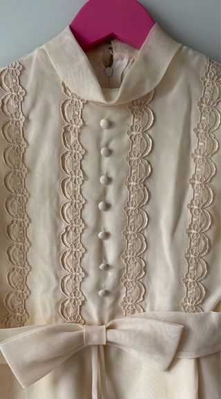 Vestido de Primera Comunión vintage de niña