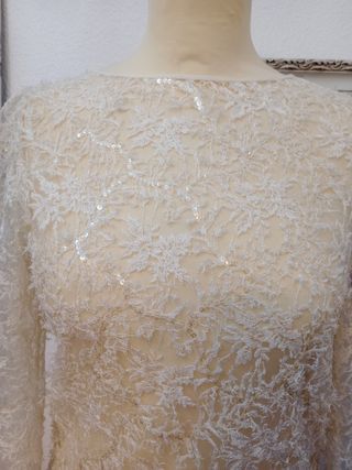 Cuerpo Novia Encaje y Paillettes