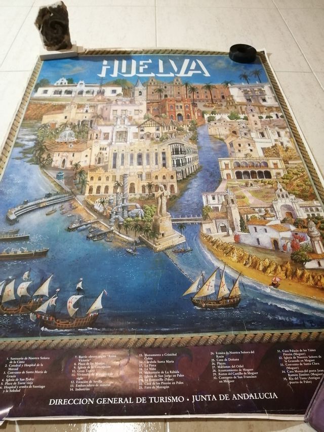 Cuatro pósters turismo Andalucía