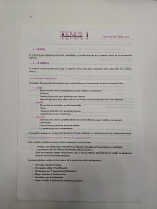 Apuntes UAH educación infantil Química 
