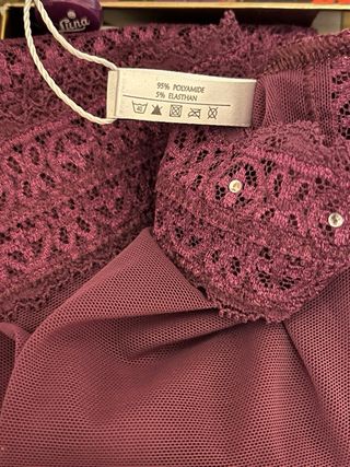 Guanti lunghi lilla (taglia unica)