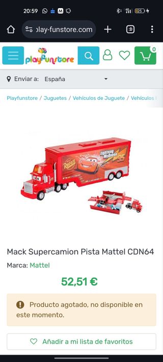 MACK SUPERCAMION PISTA