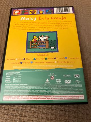 Dvd infantil 0-4 años Maisy