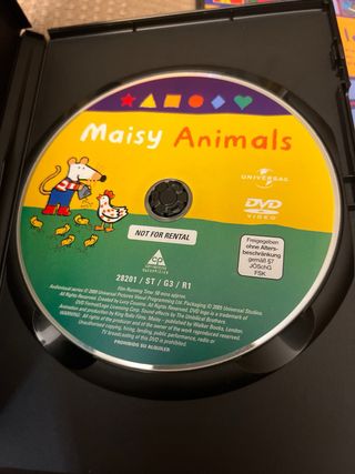 Dvd infantil 0-4 años Maisy