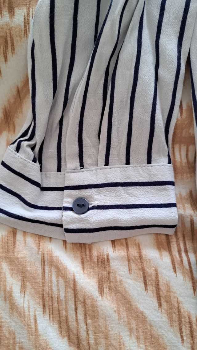 Blusa rayas azul marino