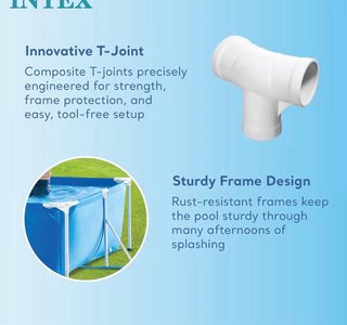 Piscina portatil desmontable intex