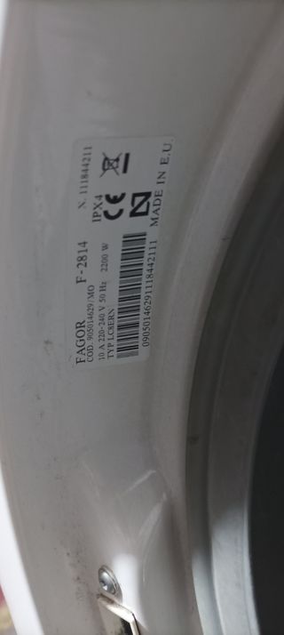 Lavadora fagor innovation 2814 f