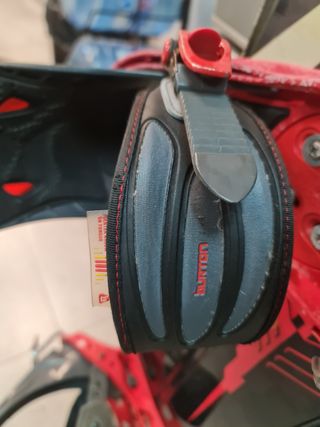 tabla 148 cm snow con fijaciones.y botas t42