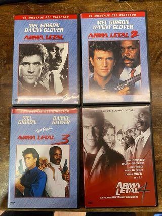 Arma letal completa 4 peliculas Dvd