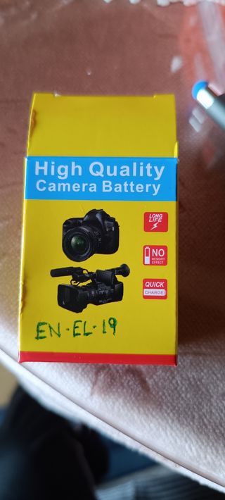 Batería para cámara de fotos