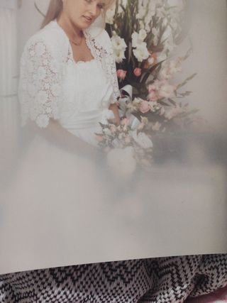Vestido de novia.