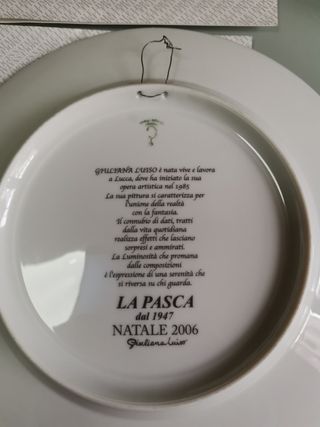 Rari piatti Limoges natale lapasca 
