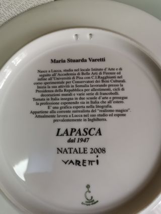 Rari piatti Limoges natale lapasca 