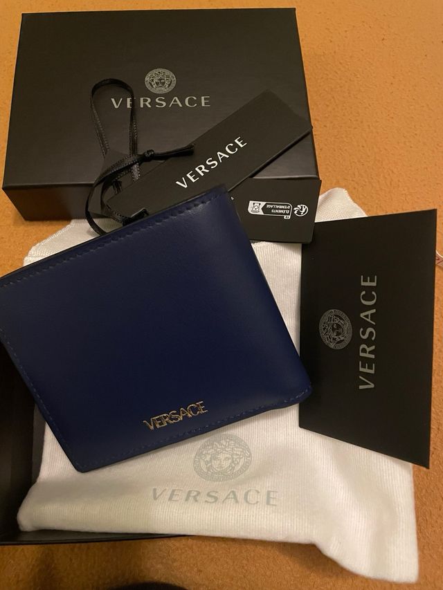 cartera Versace piel