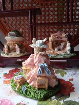 CHINA RATITA PRESUMIDA CON HIJO FIGURA COLECCIÓN