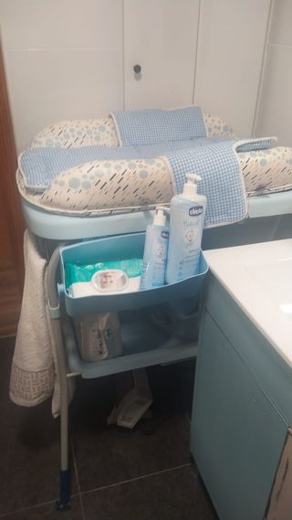 Bañera cambiador de bebe