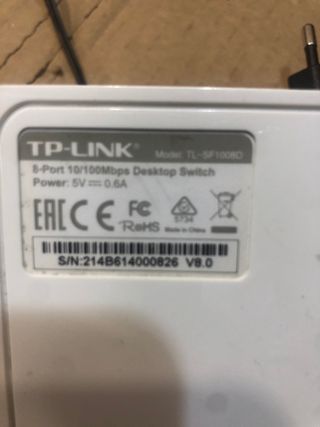 TP-Link TL-SF1008D Switch 8 Puertos 10/100 Mbps 