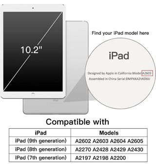 Funda para iPad 10,2 Pulgadas (9.a/8.a/7.a Generac