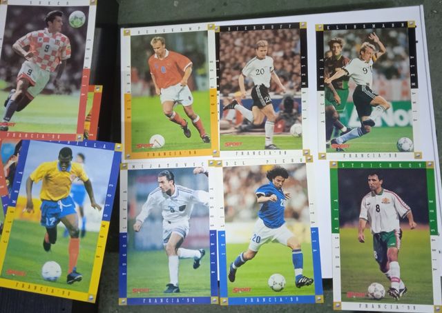 Laminas ESTRELLAS FUTBOL Francia 98