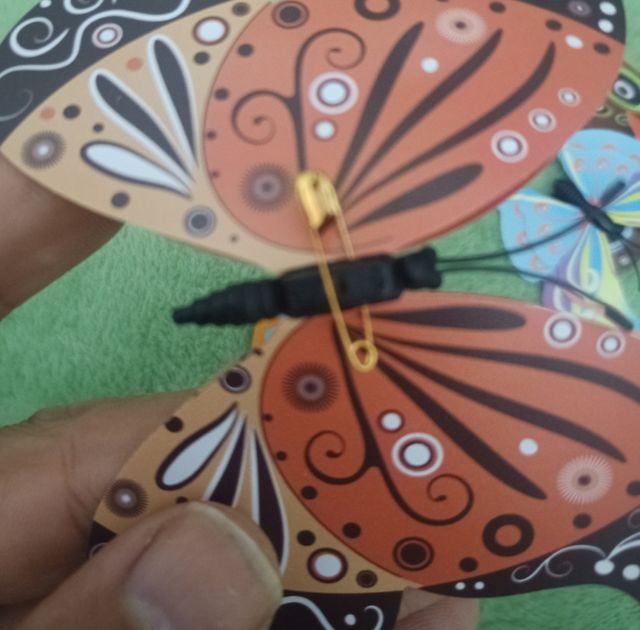 LOTE 12 MARIPOSAS COOL DOBLE ALA DECORACION HOGAR