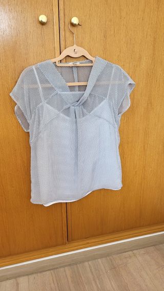 Camisa lunares Cortefiel