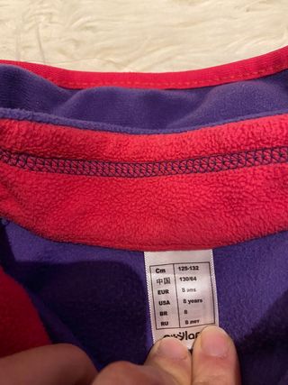 Chaqueta chaquetón nieve y polar niña talla 8 - 10